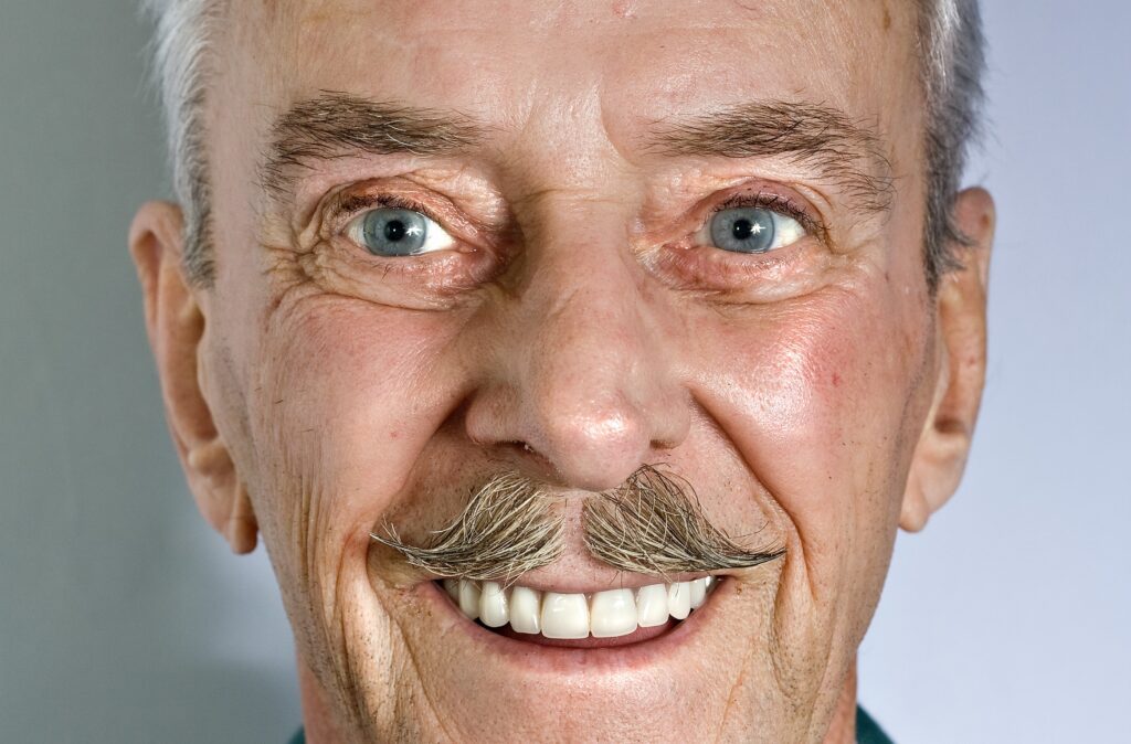 Older man smiling 